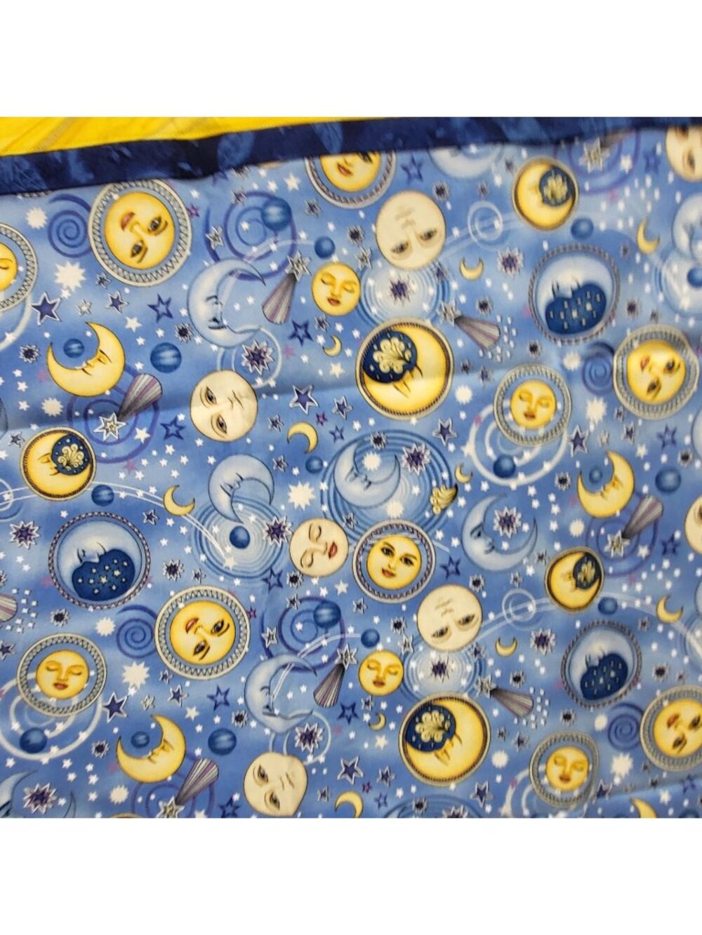 Beautiful Moon Goddess Pillowcase lot of 2 Homemade Boho Celestial Moons